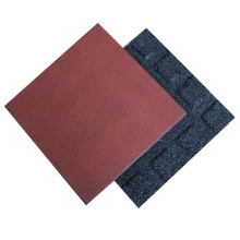 Напольный коврик из резиновой плитки с различной толщиной